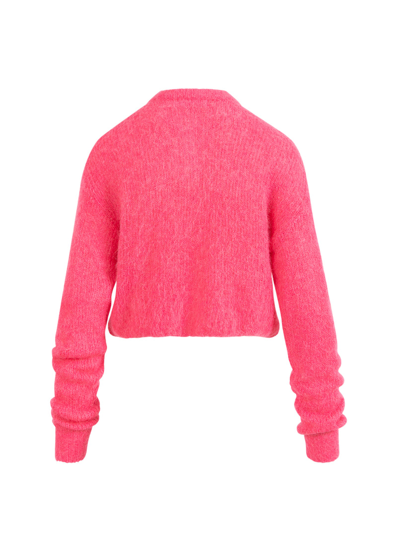 Coster Copenhagen GEKNIPTE GEBREIDE VEST Knitwear Bright pink - 663