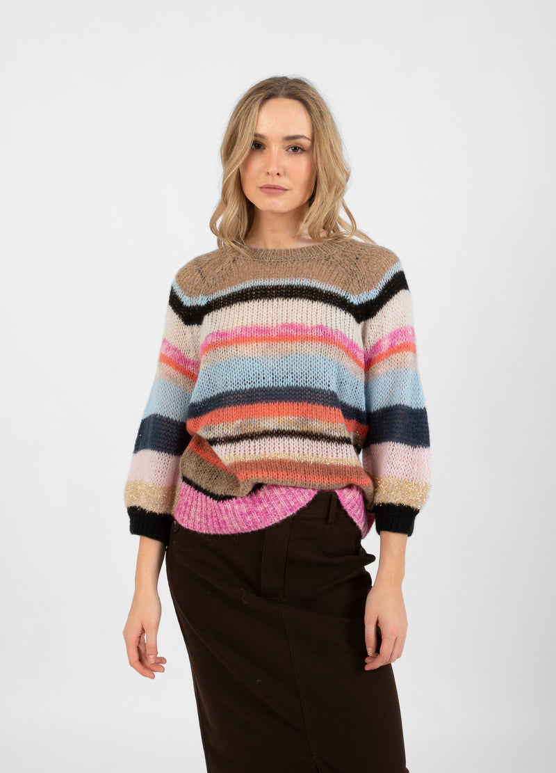 Coster Copenhagen GESTREEPT GEBREID Knitwear Multi stripes - 907