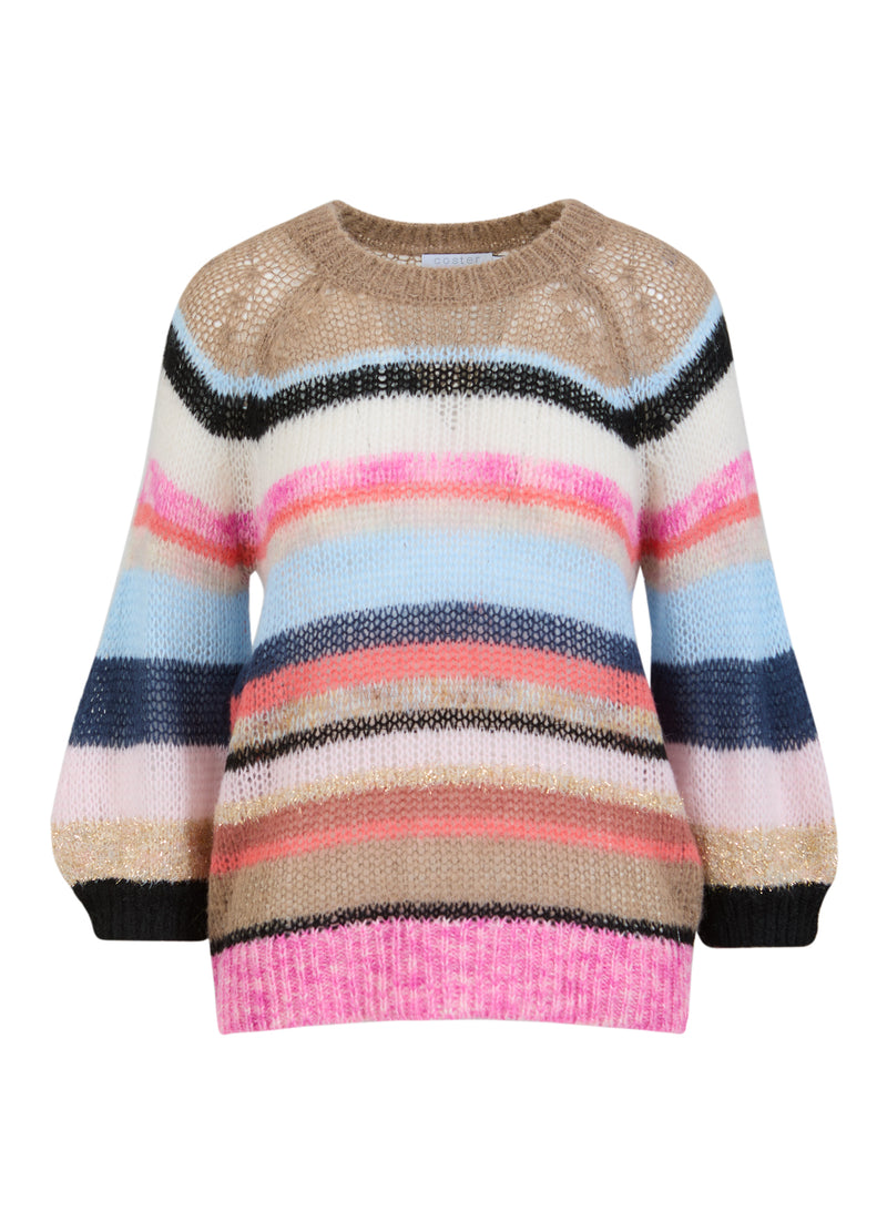 Coster Copenhagen GESTREEPT GEBREID Knitwear Multi stripes - 907