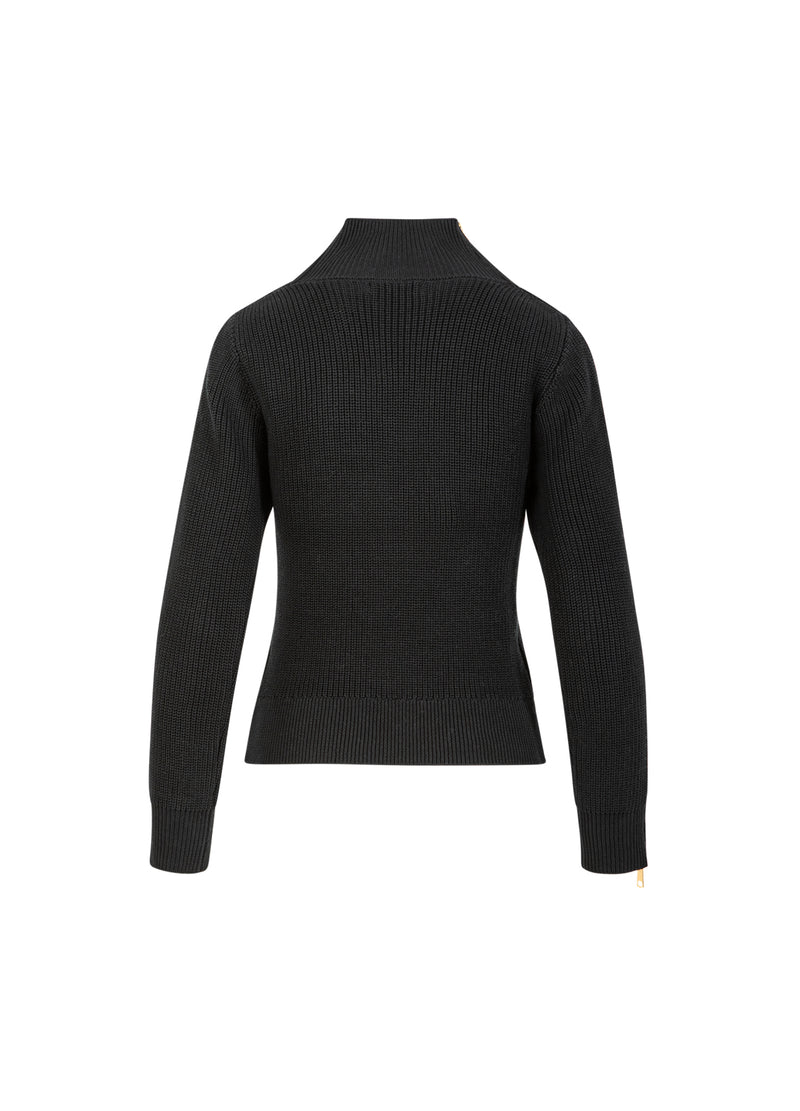 Coster Copenhagen GEWEVEN MET HOGE HALS EN RITSSLUITING Knitwear
