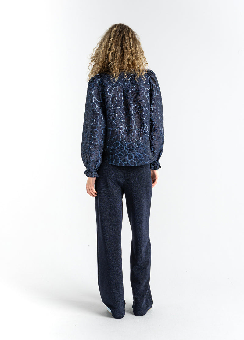 Coster Copenhagen GLANSBROEK - PETRA PASVORM Pants Eclipse blue - 555