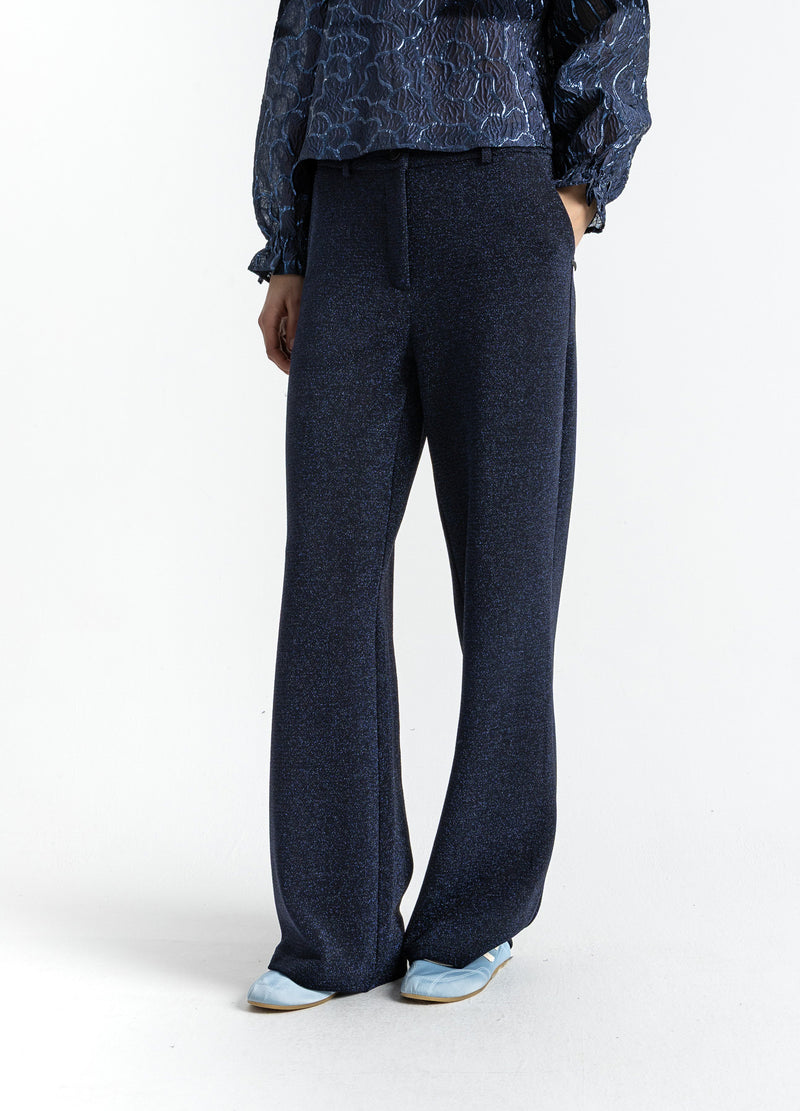 Coster Copenhagen GLANSBROEK - PETRA PASVORM Pants Eclipse blue - 555
