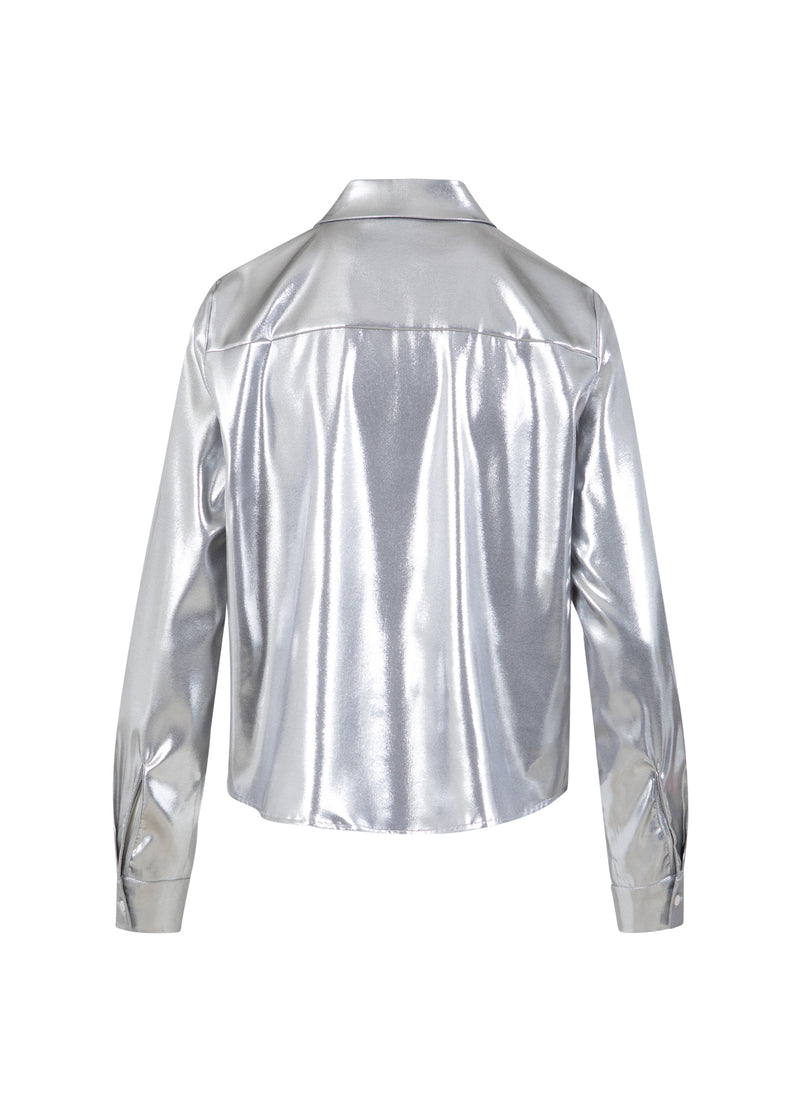 Coster Copenhagen GLANSOVERHEMD Shirt/Blouse Silver - 211