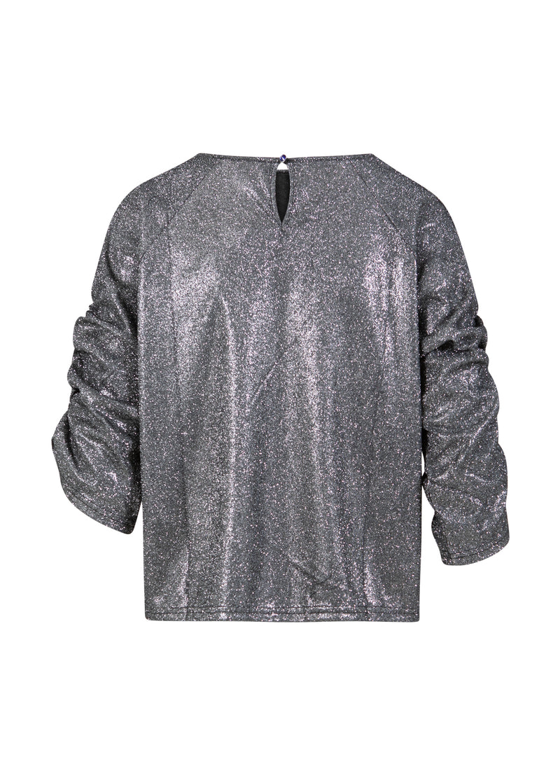 Coster Copenhagen GLANZEND BOVENSTUK Shirt/Blouse Silver/black - 204