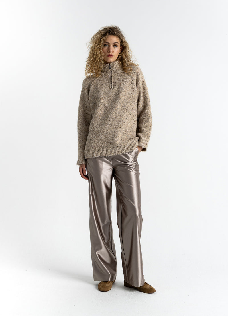 Coster Copenhagen GLINSTERBROEK - PETRA FIT Pants Champagne - 299