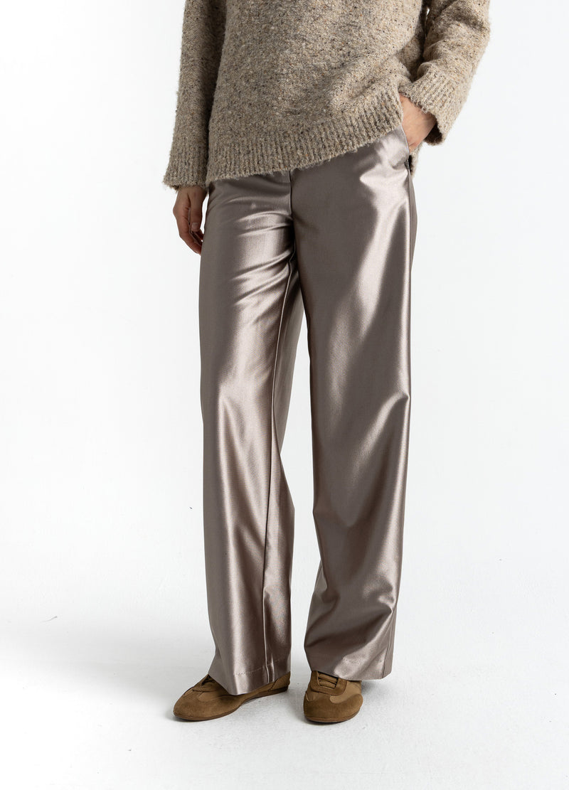 Coster Copenhagen GLINSTERBROEK - PETRA FIT Pants Champagne - 299
