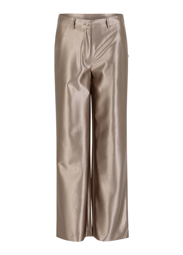 Coster Copenhagen GLINSTERBROEK - PETRA FIT Pants Champagne - 299