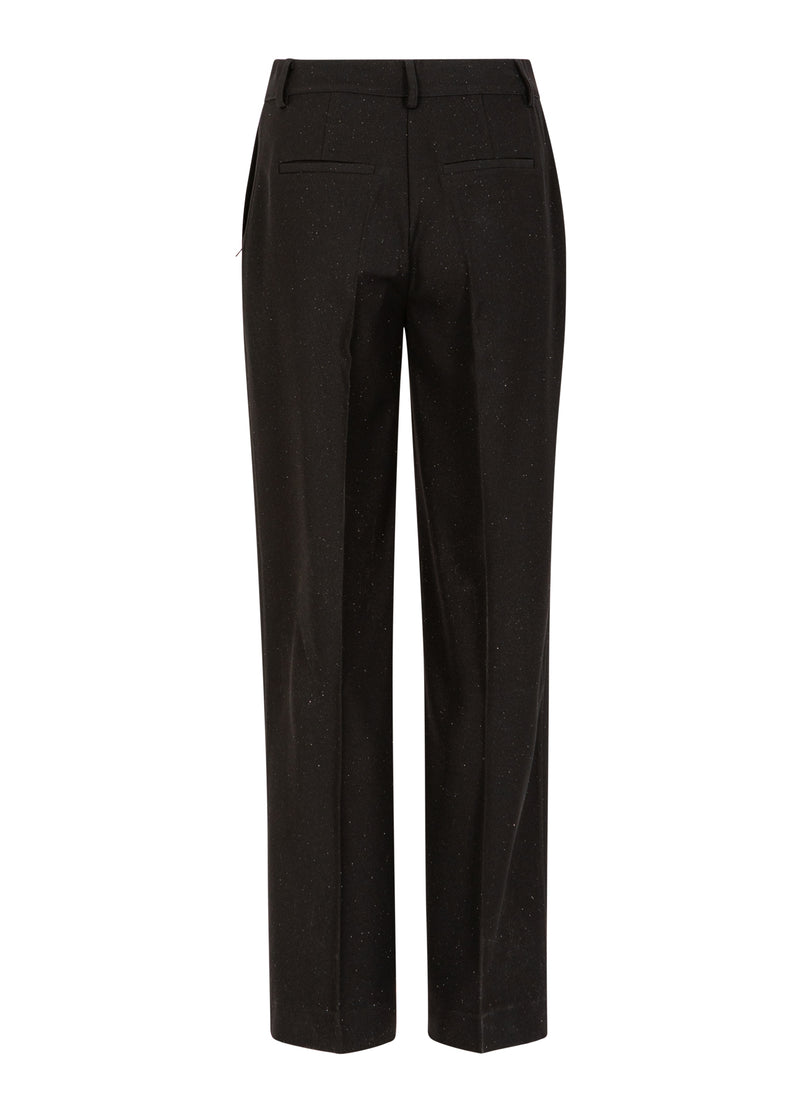 Coster Copenhagen GLITTERBROEK - PETRA FIT Pants Black - 100