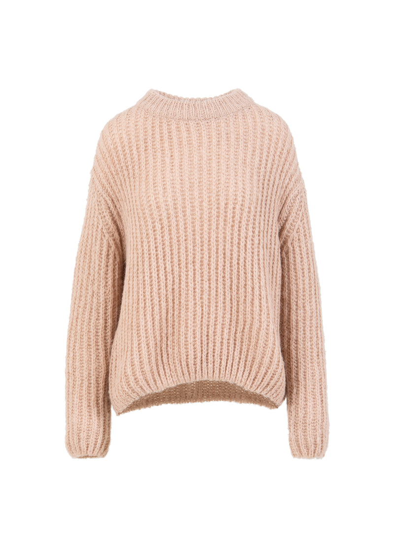 Coster Copenhagen GROF GEBREID Knitwear Desert sand - 329