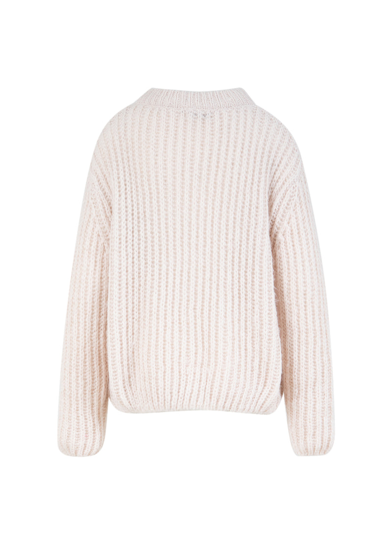 Coster Copenhagen GROF GEBREID Knitwear Dusty creme - 224