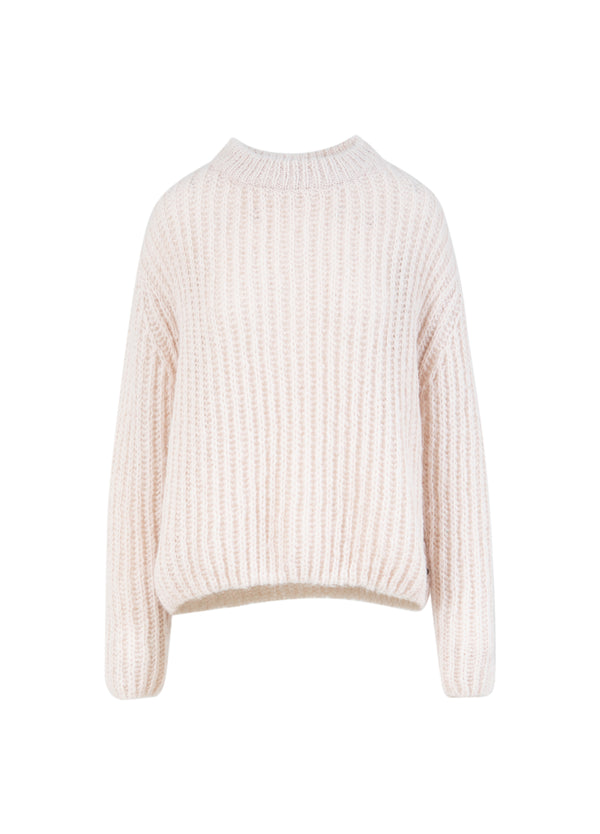 Coster Copenhagen GROF GEBREID Knitwear Dusty creme - 224