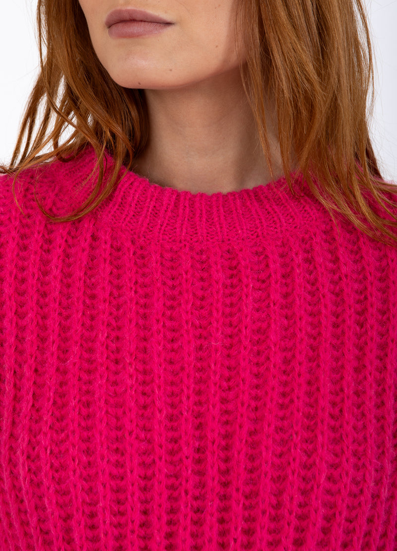 Coster Copenhagen GROF GEBREID Knitwear Intense pink - 659