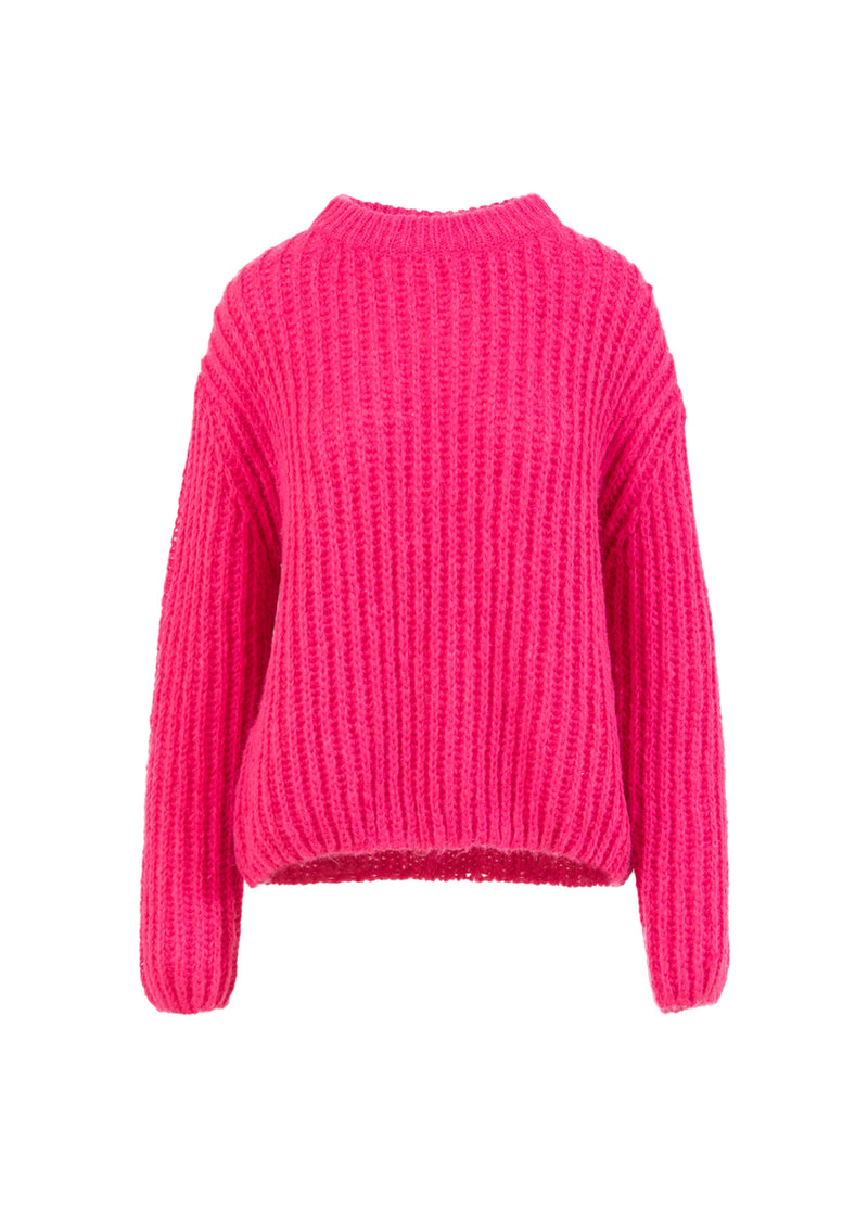 Coster Copenhagen GROF GEBREID Knitwear Intense pink - 659