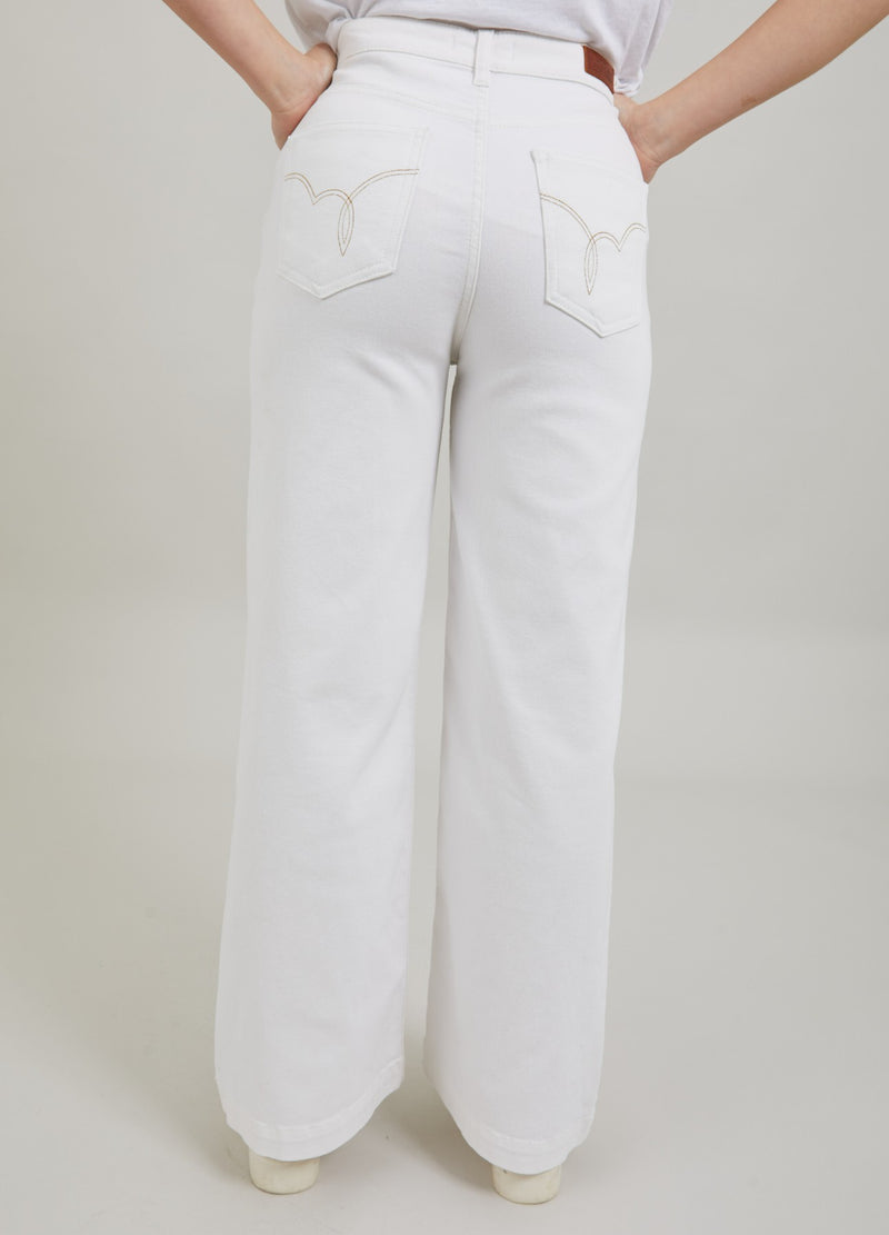 Coster Copenhagen HIGH WAISTED JEANS - PETRA FIT Pants White - 200