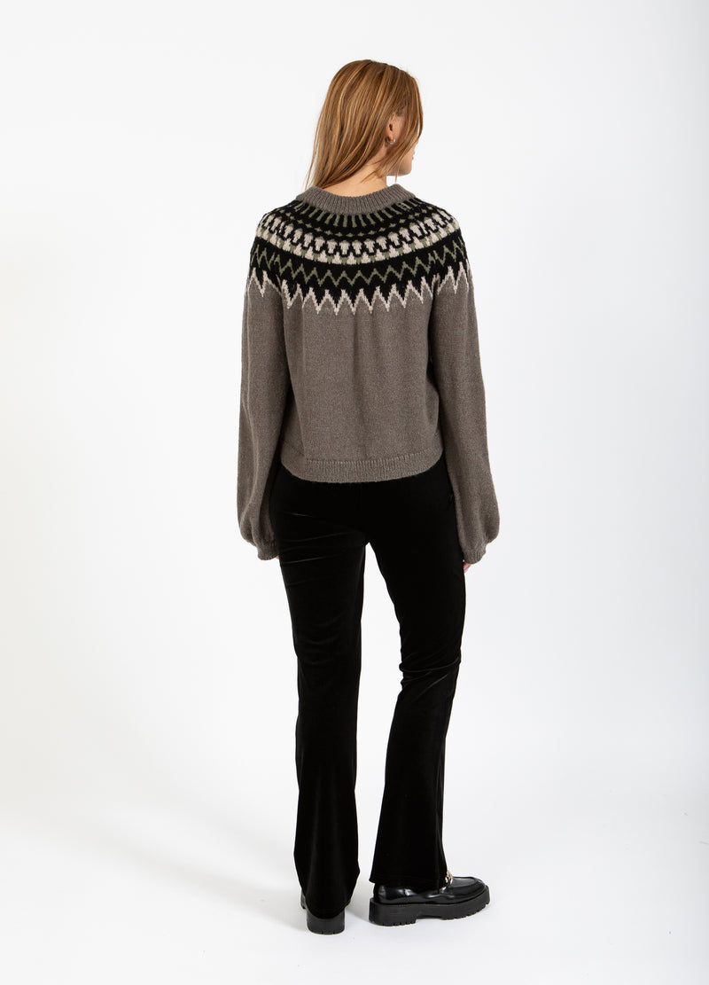 Coster Copenhagen IJSLANDS GEBREID Knitwear Volcanic grey - 188