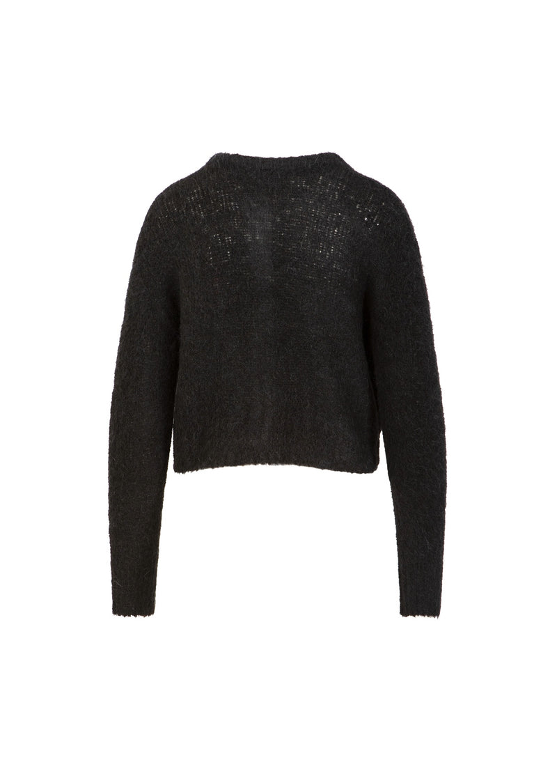 Coster Copenhagen INGEKORTE GEBREIDE VEST IN ALPACA Knitwear Black - 100