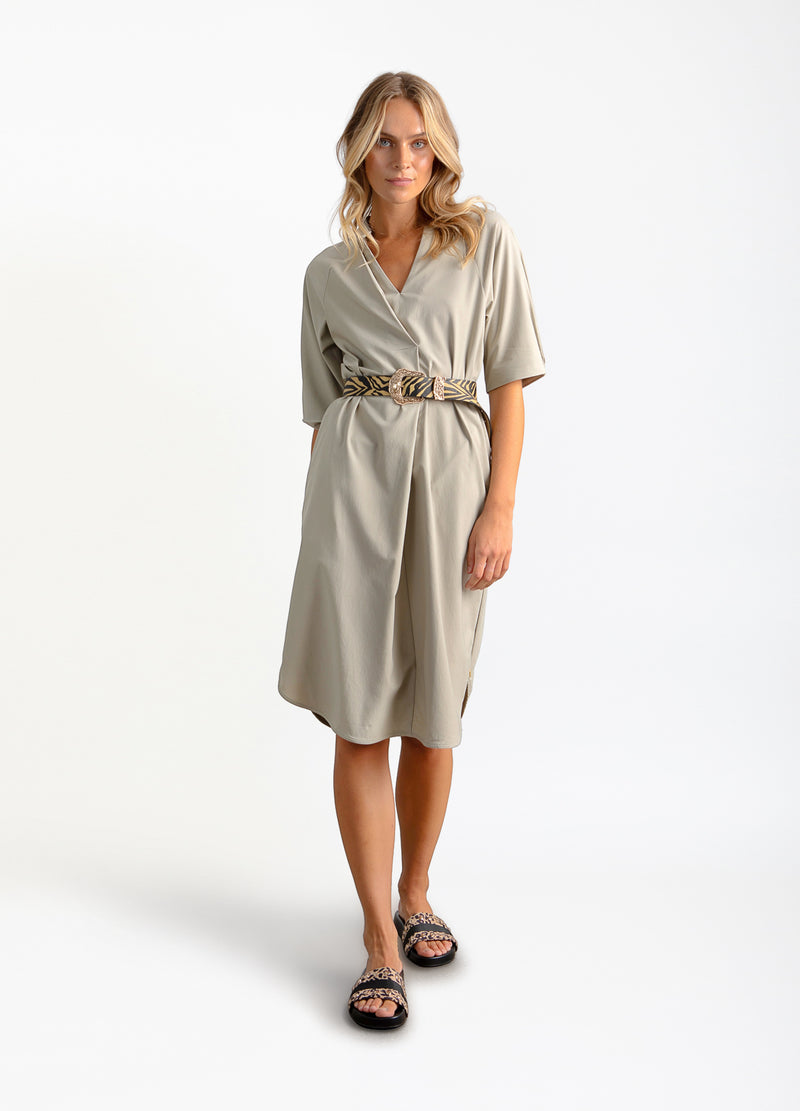Coster Copenhagen JURK Dress Grey sand - 241