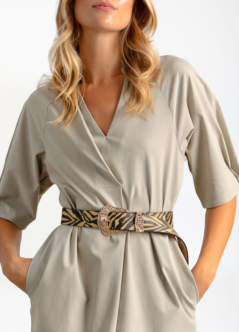 Coster Copenhagen JURK Dress Grey sand - 241