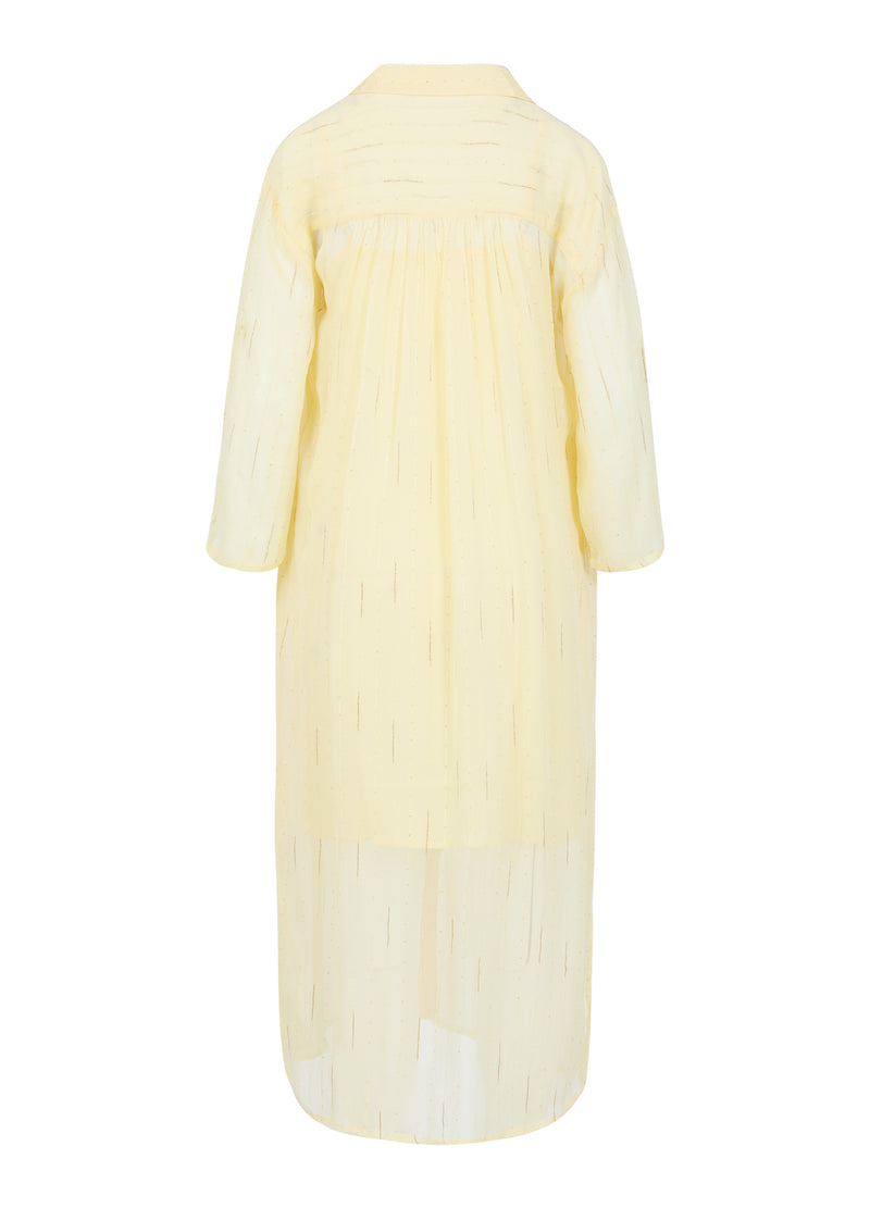 Coster Copenhagen JURK IN GOUDEN LUREX Dress Butter yellow/gold lurex - 759