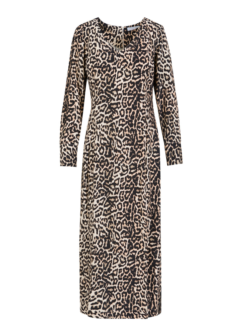 Coster Copenhagen JURK IN LEO PRINT Dress Leo print - 919