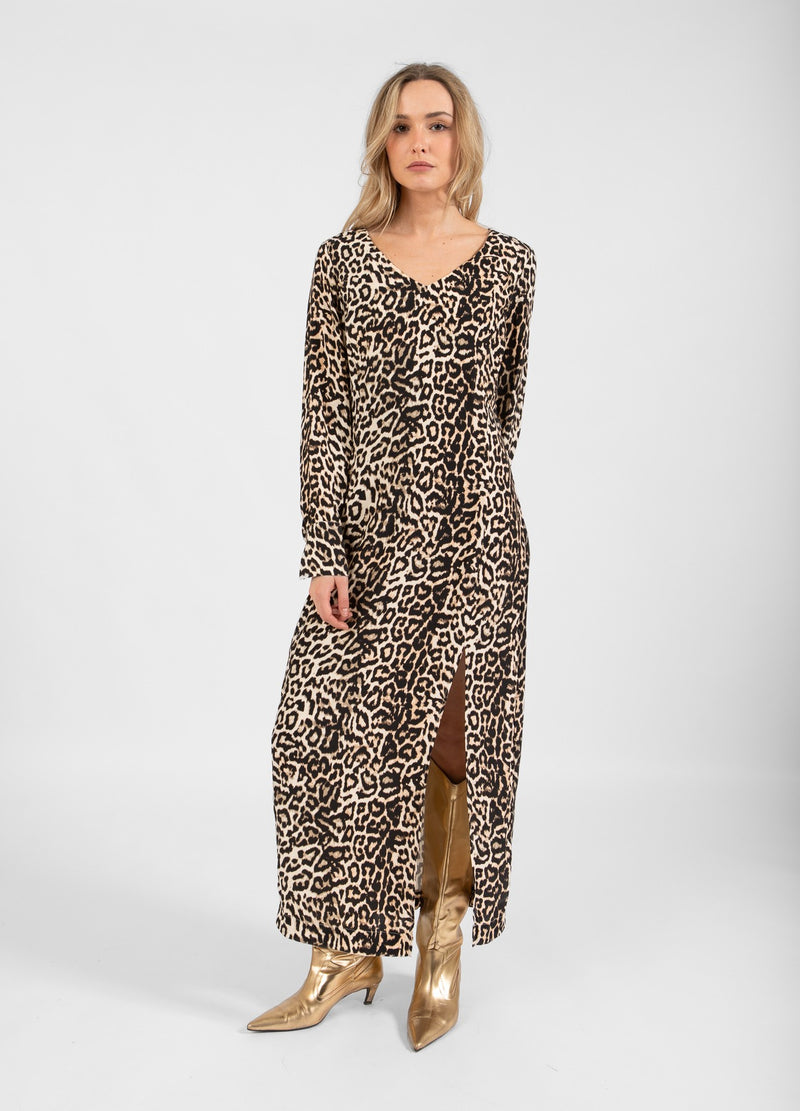 Coster Copenhagen JURK IN LEO PRINT Dress Leo print - 919