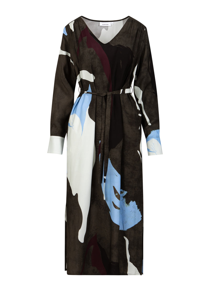 Coster Copenhagen JURK IN SCHADUW GRAFISCHE PRINT Dress Shadow graphic print - 955