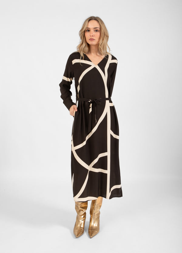 Coster Copenhagen JURK IN VELDPRINT Dress Field print - 953