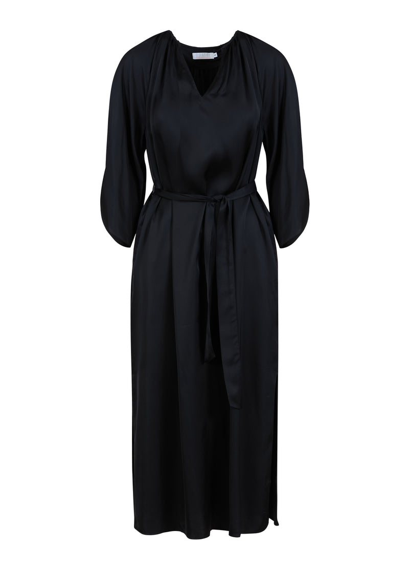 Coster Copenhagen JURK MET ELASTISCHE HALS Dress Black - 100