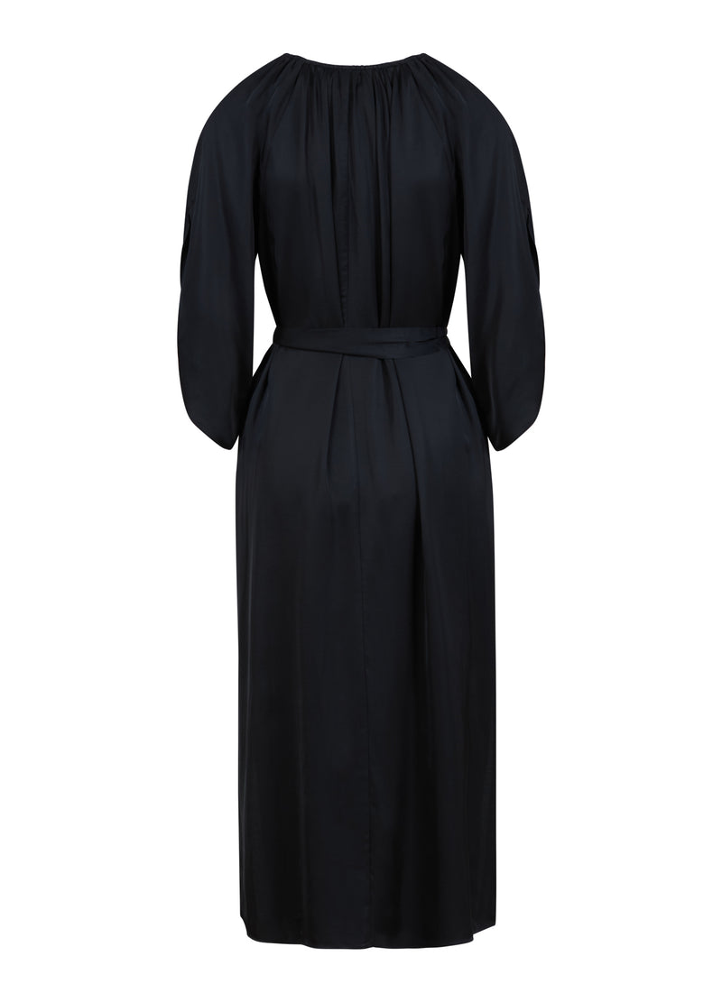 Coster Copenhagen JURK MET ELASTISCHE HALS Dress Black - 100