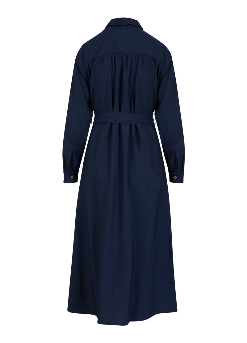 Coster Copenhagen JURK MET RIEM Dress Dark blue - 579