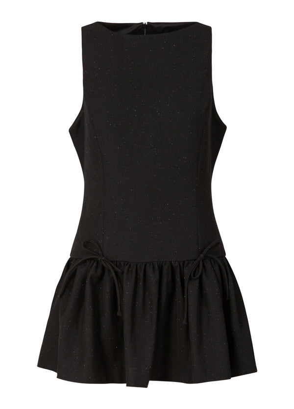 Coster Copenhagen JURK MET STRIKKEN Dress Black - 100