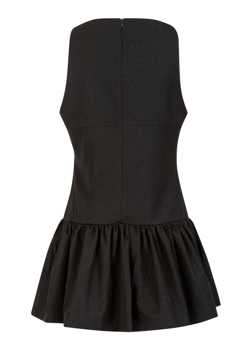 Coster Copenhagen JURK MET STRIKKEN Dress Black - 100