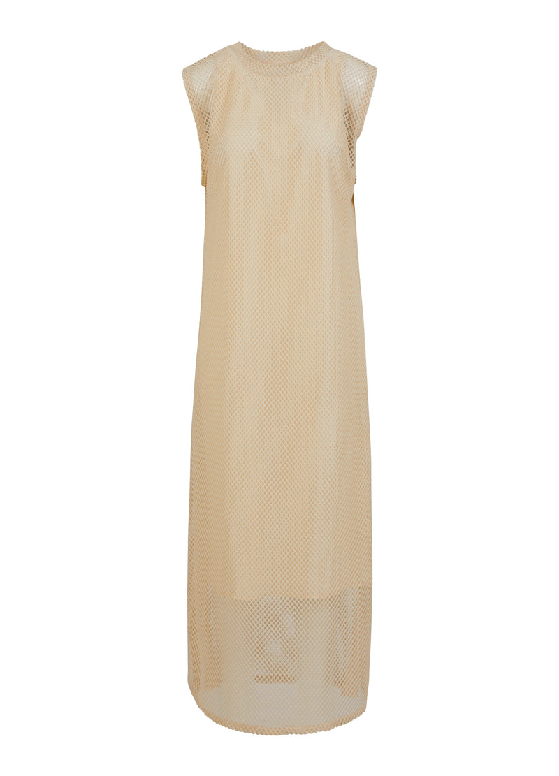 Coster Copenhagen MESH JURK Dress Creme - 241