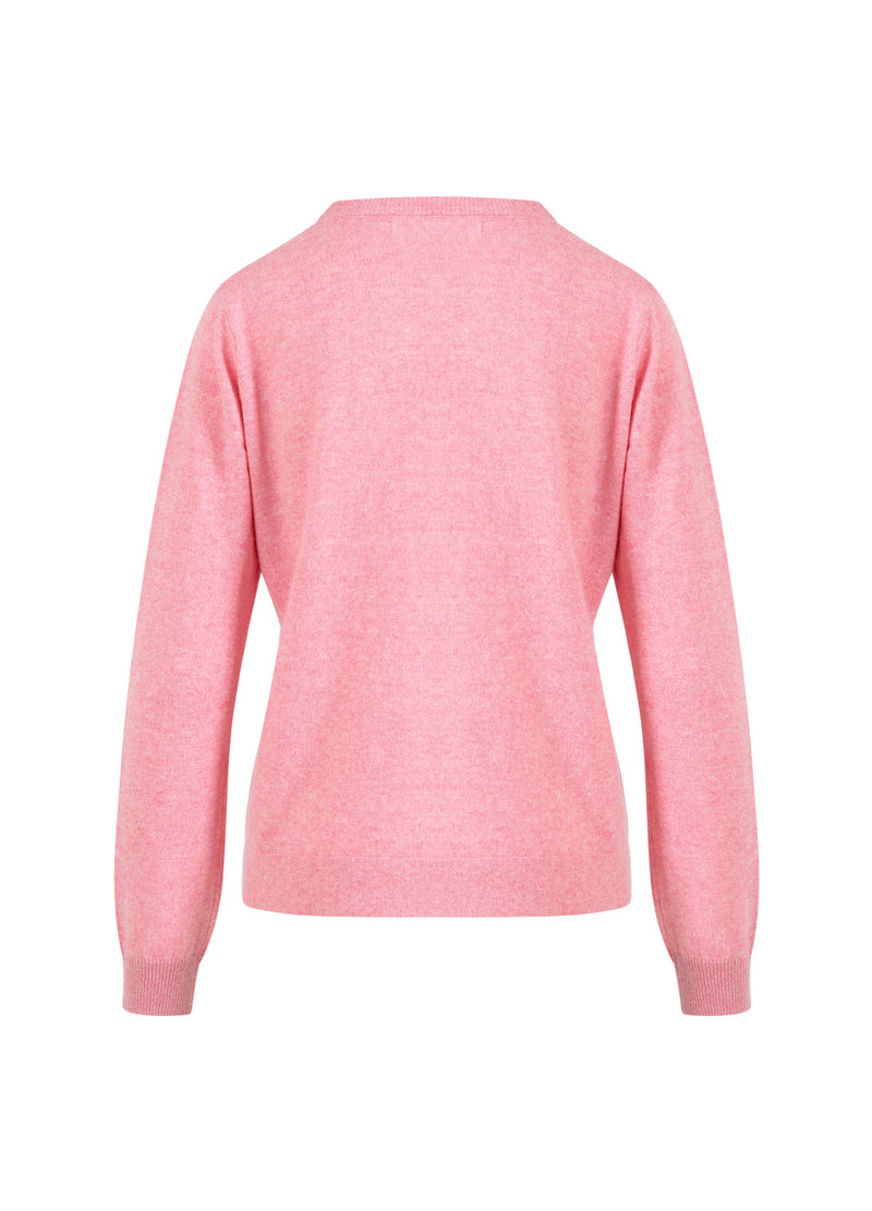 Coster Copenhagen KASHMIR TRUI Knitwear Exotic pink - 696