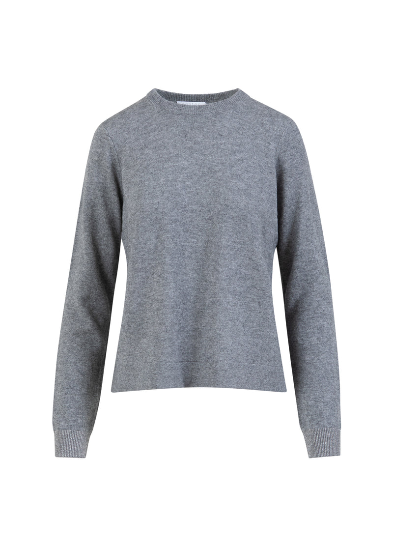 Coster Copenhagen KASHMIR TRUI Knitwear Grey melange - 142