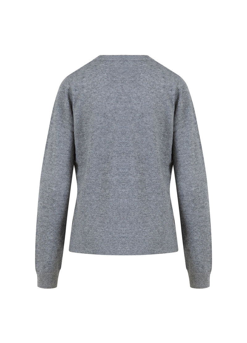 Coster Copenhagen KASHMIR TRUI Knitwear Grey melange - 142