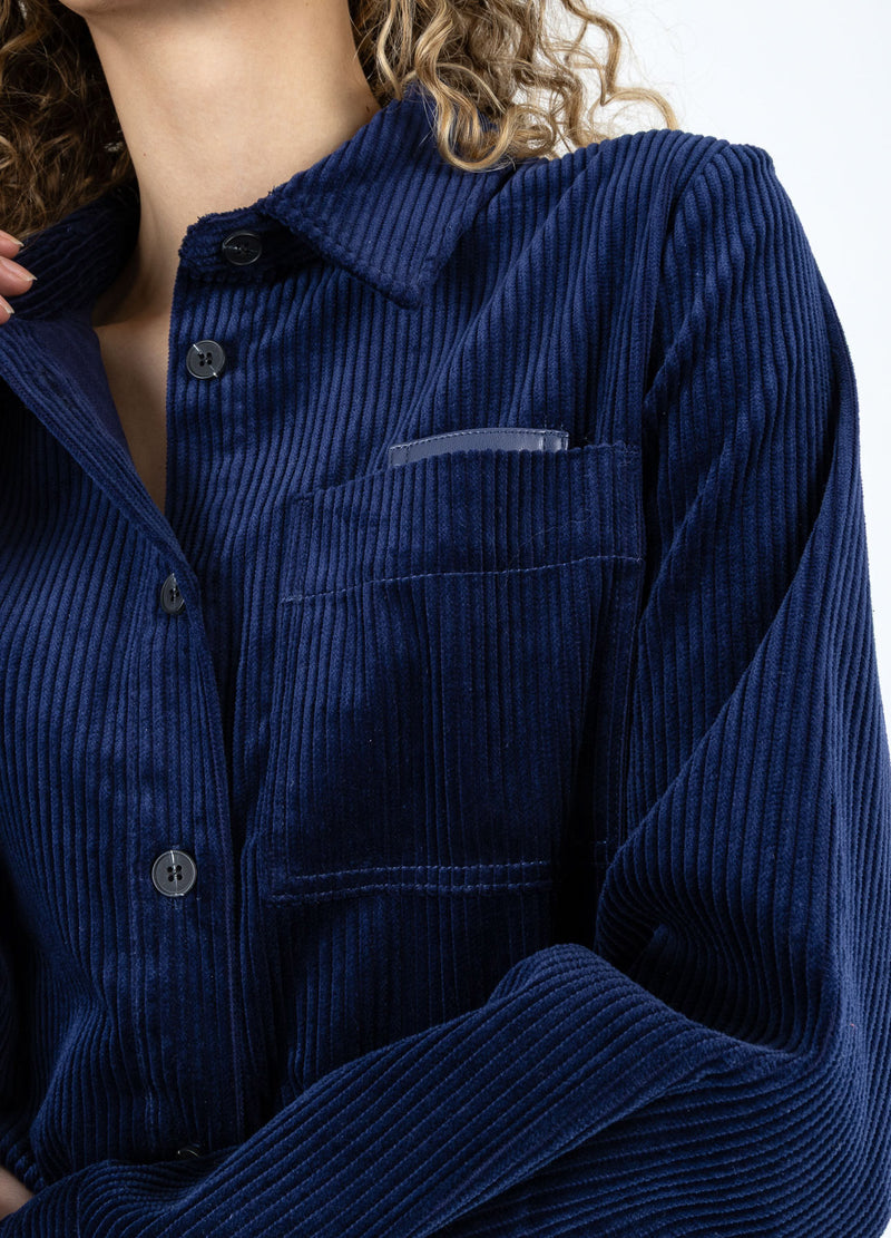 Coster Copenhagen KEPER KNOOPSHIRT Shirt/Blouse Eclipse blue - 555