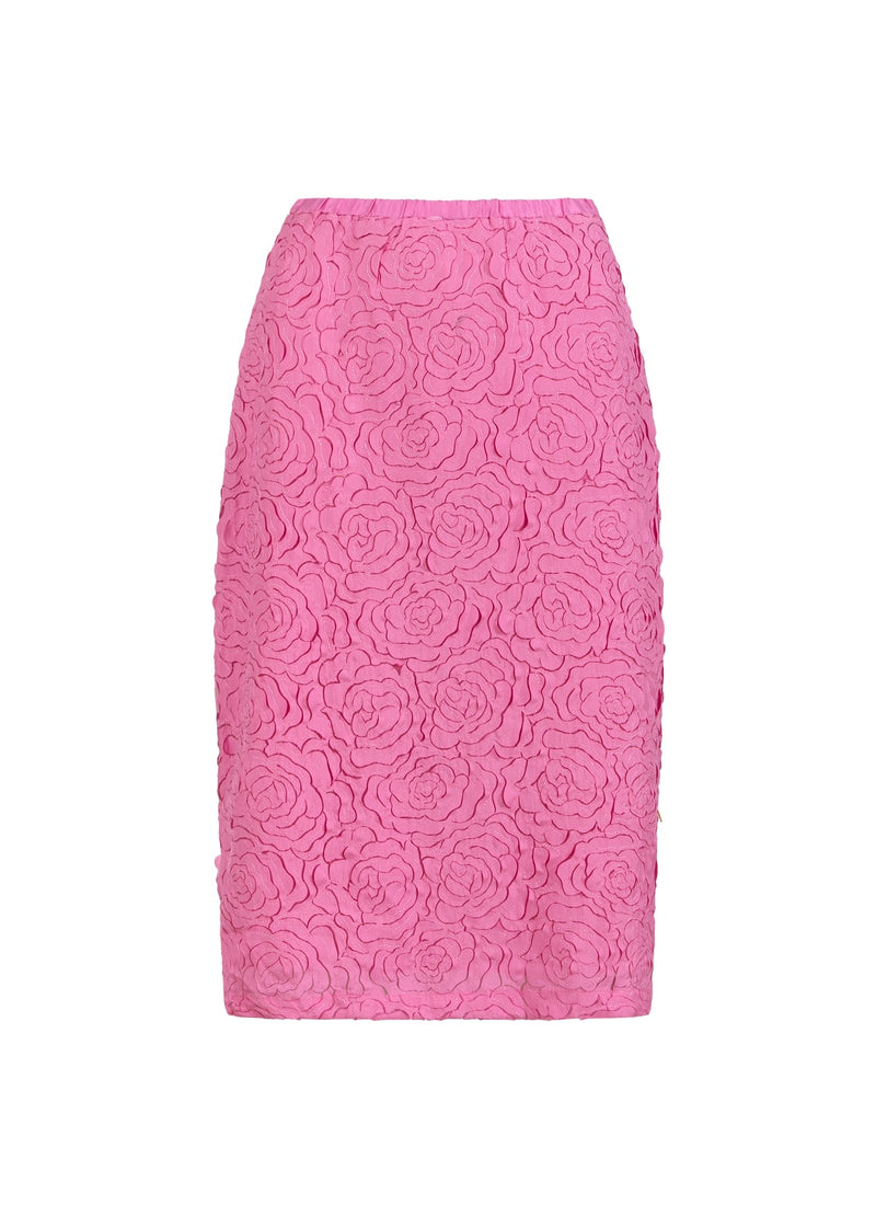 Coster Copenhagen KOKERROK IN ROZEN JACQUARD Skirt Magenta - 861