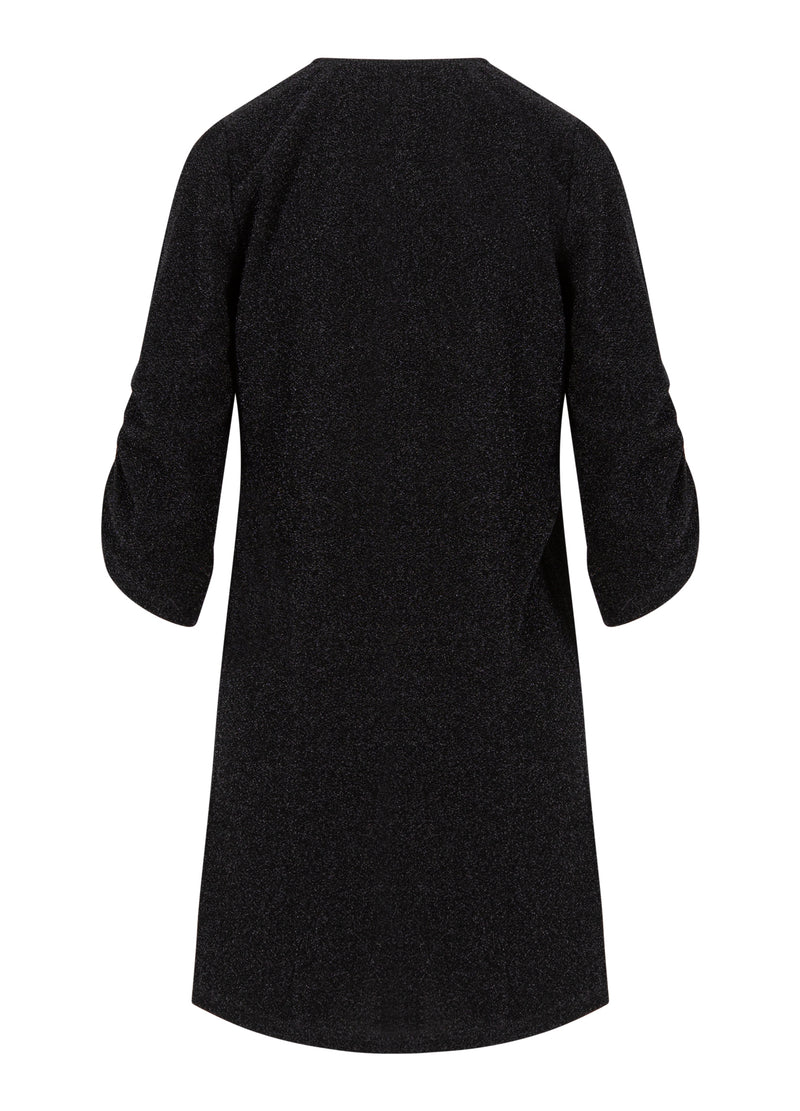 Coster Copenhagen KORTE GLINSTERJURK Dress Black glitter - 194