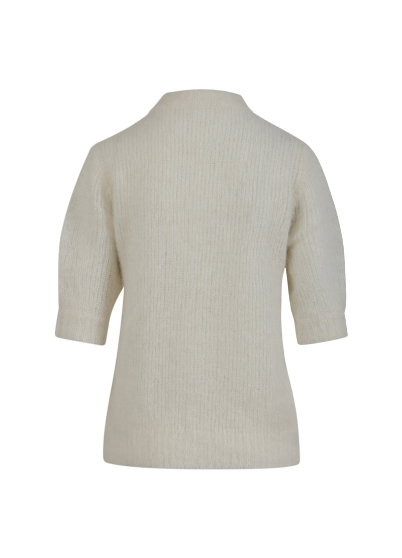 Coster Copenhagen KORTE MOUW GEBREID Knitwear Creme - 241