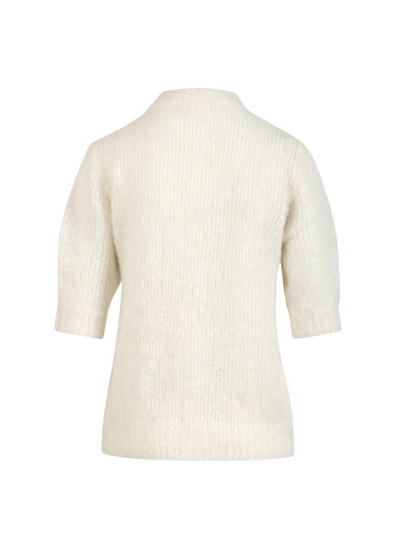 Coster Copenhagen KORTE MOUW GEBREID Knitwear Creme - 241