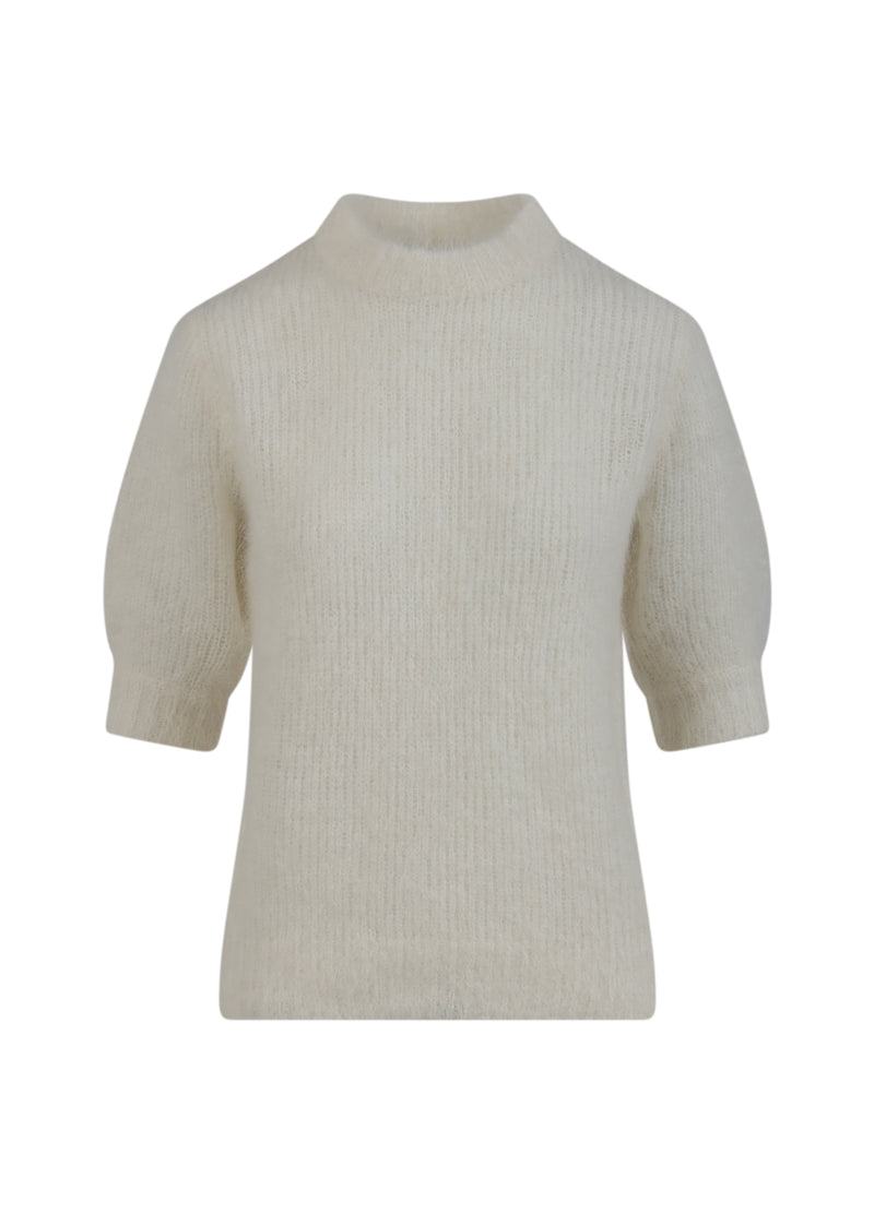 Coster Copenhagen KORTE MOUW GEBREID Knitwear Creme - 241