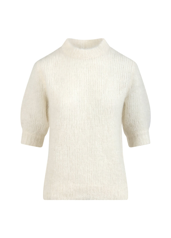 Coster Copenhagen KORTE MOUW GEBREID Knitwear Creme - 241