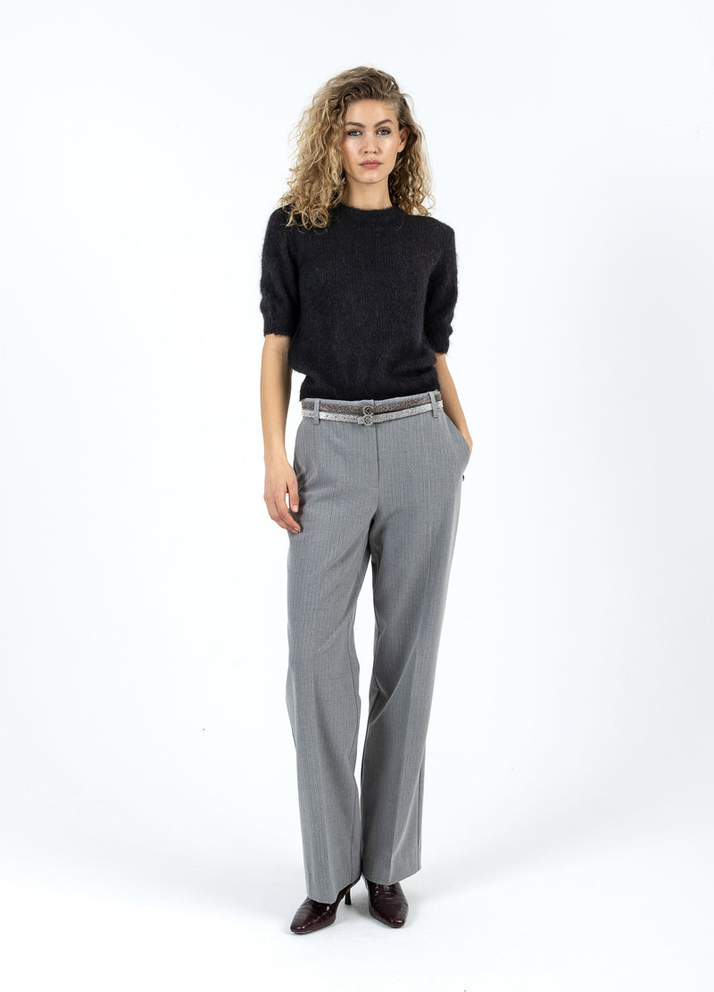 Coster Copenhagen KORTE MOUW GEBREID IN ALPACA Knitwear Black - 100