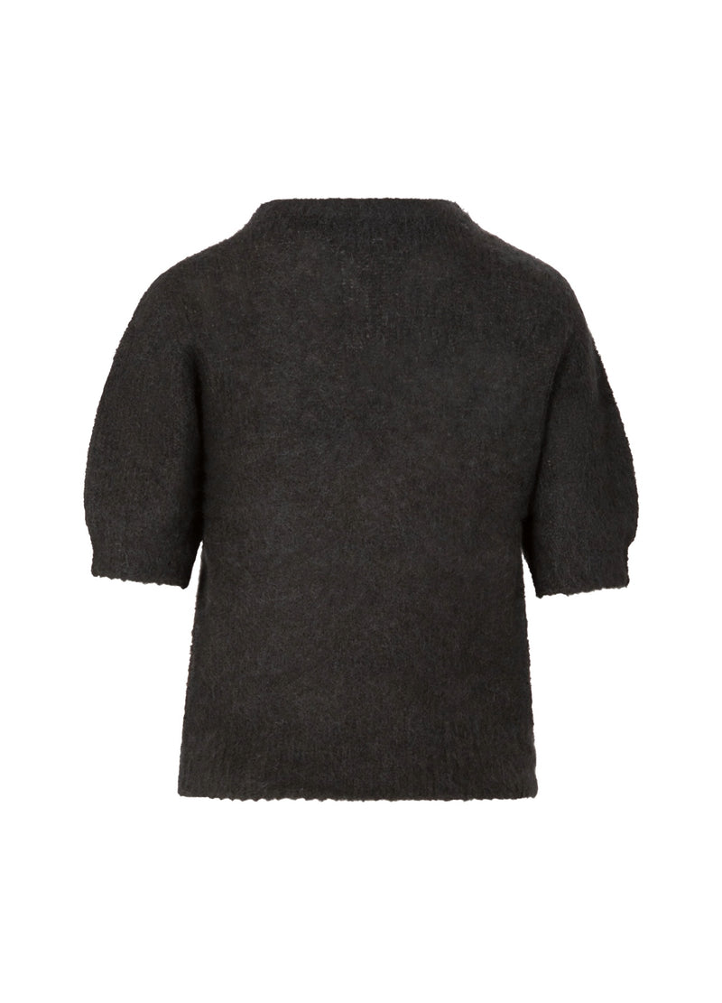 Coster Copenhagen KORTE MOUW GEBREID IN ALPACA Knitwear Black - 100