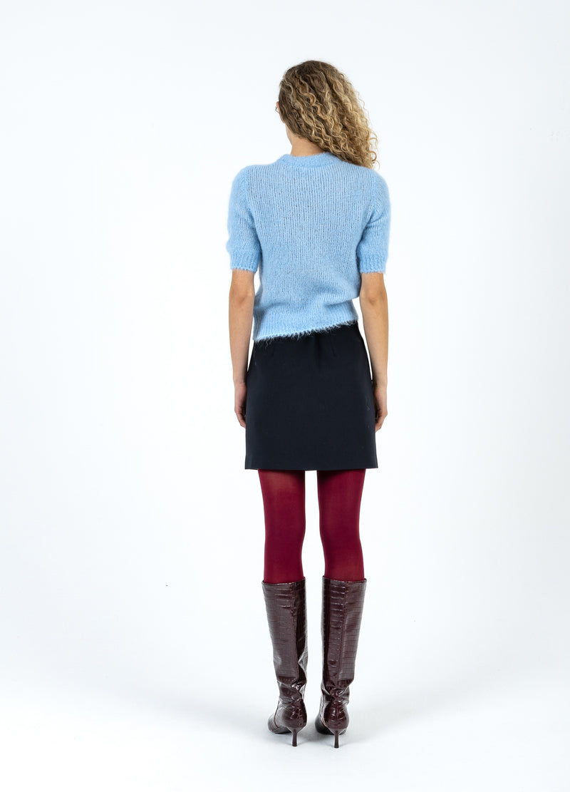 Coster Copenhagen KORTE MOUW GEBREID IN ALPACA Knitwear Pastel blue - 538