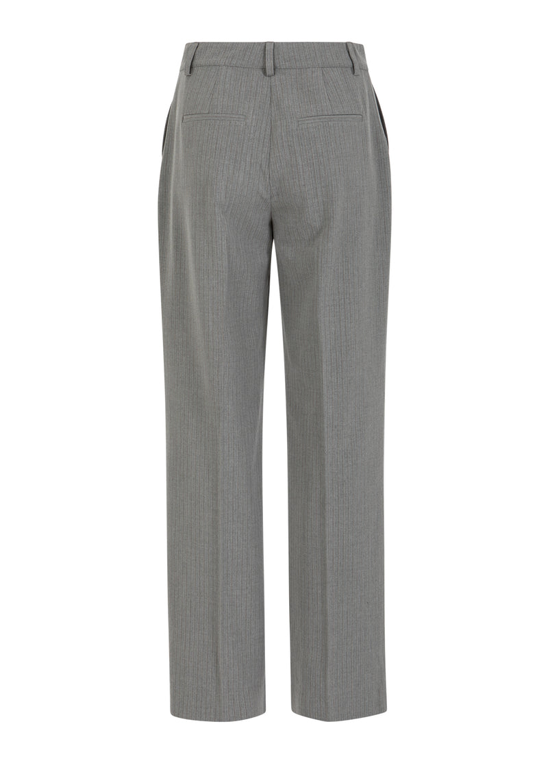 Coster Copenhagen KOSTUUMBROEK - PETRA PASVORM Pants Mist grey pin stripe - 175