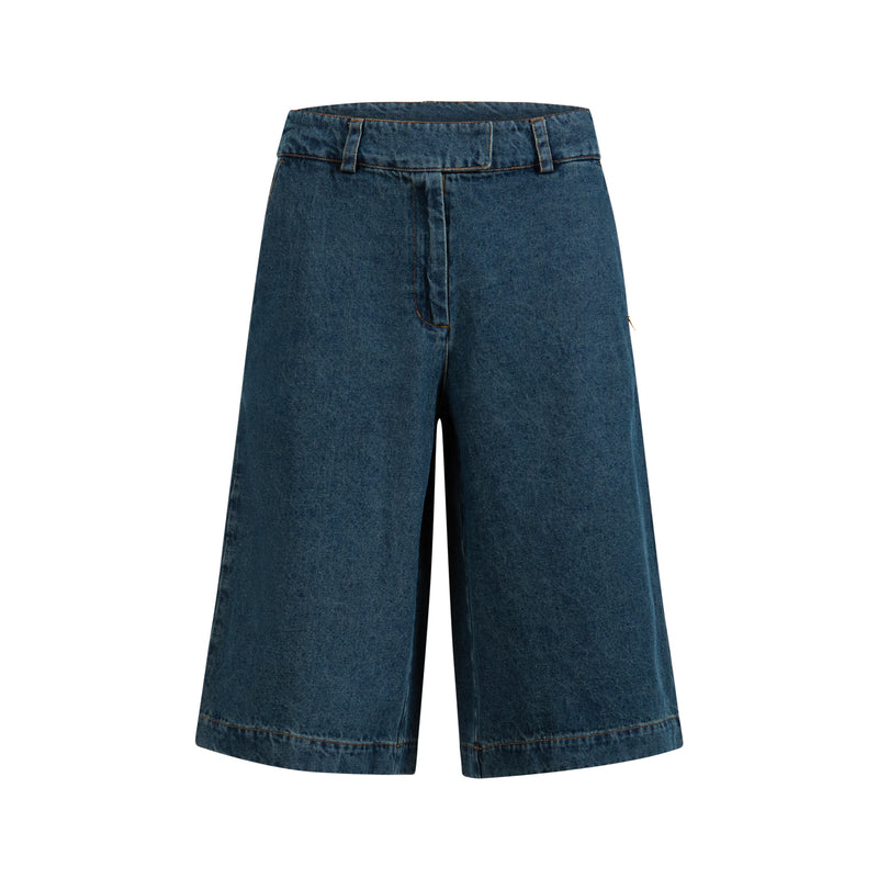 Coster Copenhagen LANGE SPIJKERSHORTS - PETRA FIT Pants