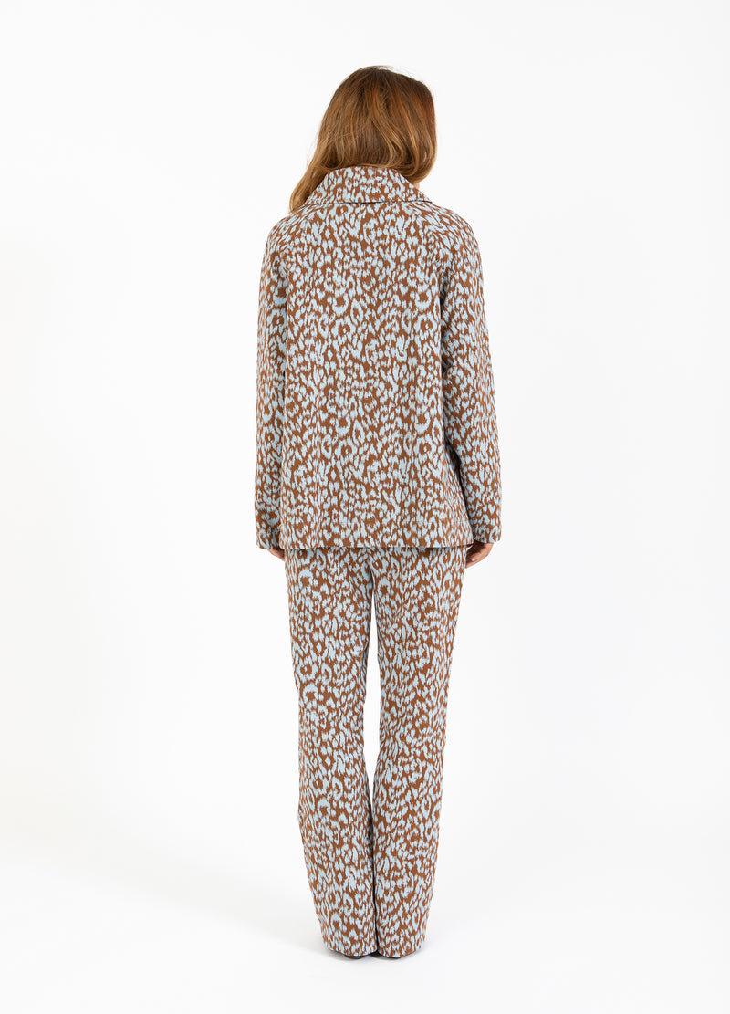Coster Copenhagen LEO BROEK - LUCIA PASVORM Pants Ice leo jaquard - 994