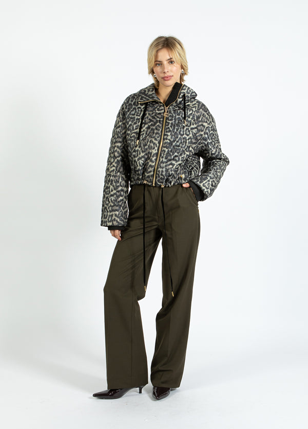 Coster Copenhagen LEO GEVOERDE JAS Outerwear Leo print - 919